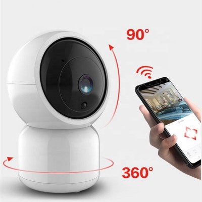 Made In China 2019 1080 Megapixel USB Pan Tilt Indoor Wireless Smart Home P2P Wi fi IP CC TV Rotating Dome Surveillance Cameras